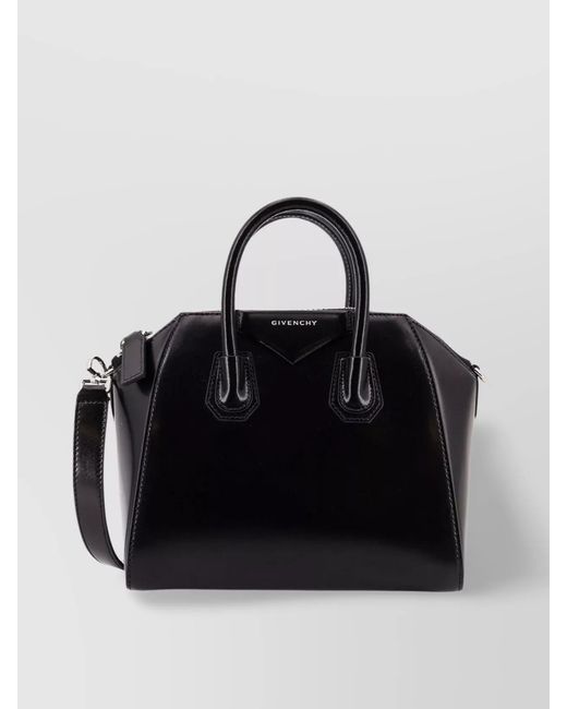 Givenchy Black Antigona Mini Leather Shoulder Bag