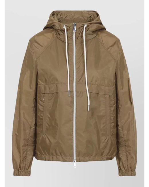 Moncler Brown Hooded Parka Coat