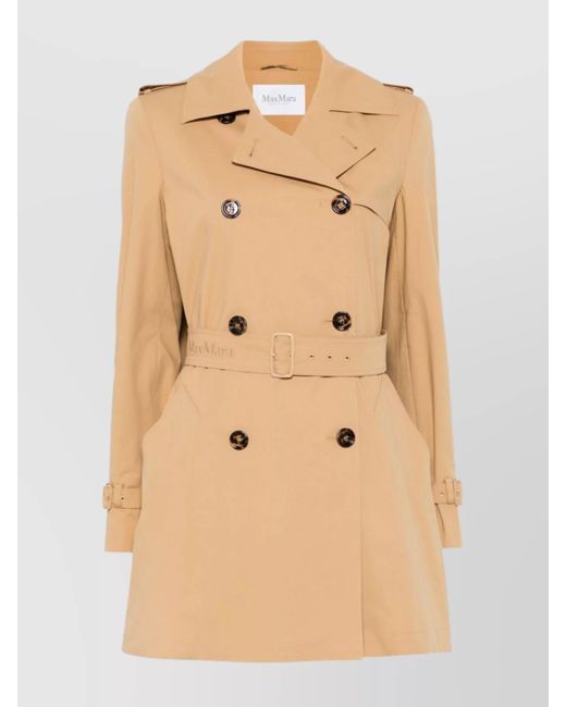 Max Mara Natural Knee Length And Midi Coat