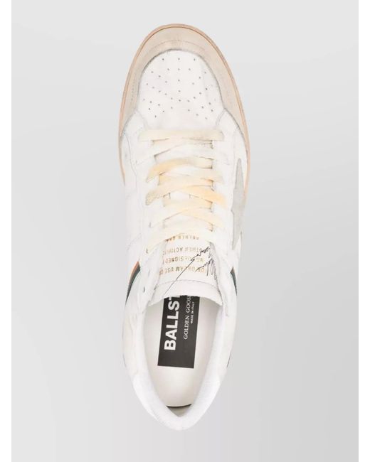 Golden Goose Deluxe Brand White Low Top Sneakers Star Detail for men