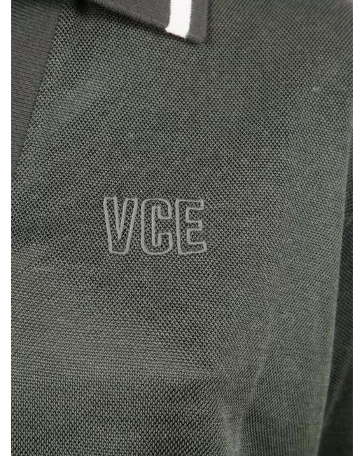 Golden Goose Deluxe Brand Gray Cropped Polo Shirt