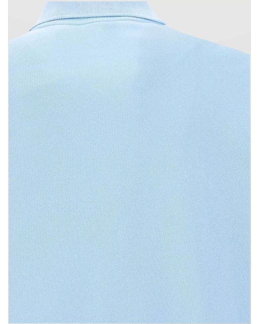 Lacoste Blue Short-Sleeve Polo Shirt for men