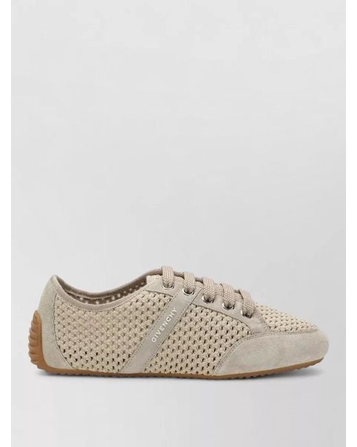 Givenchy Multicolor Mesh Sneakers Rubber Sole Suede Accents
