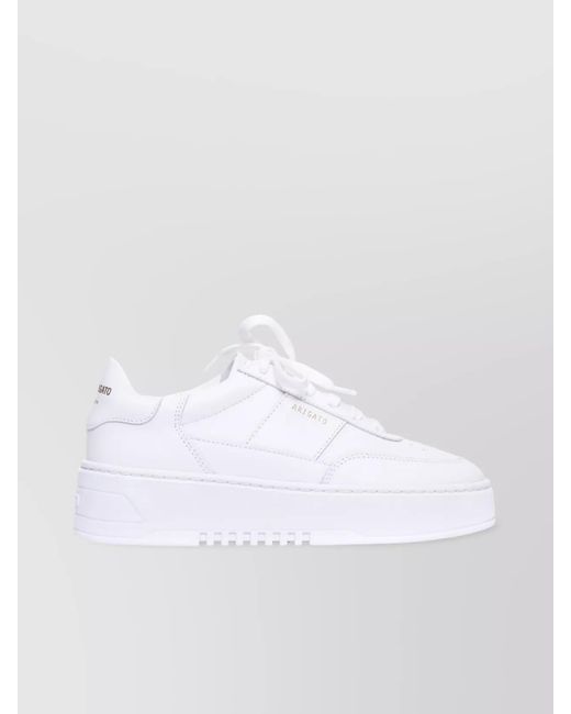 Axel Arigato White Leather Low-Top Sneakers