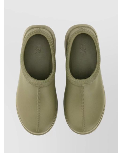 Ugg Green Rubber Sock-Style Ankle Boots