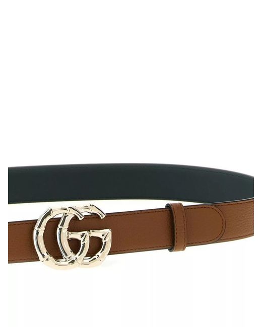 Gucci Gray Leather Belt