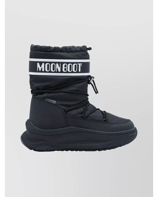 Moon Boot Black Ankle Boots for men