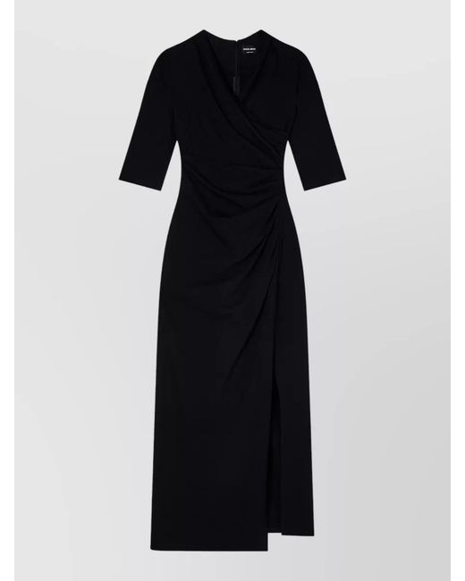 Giorgio Armani Black Midi Dress