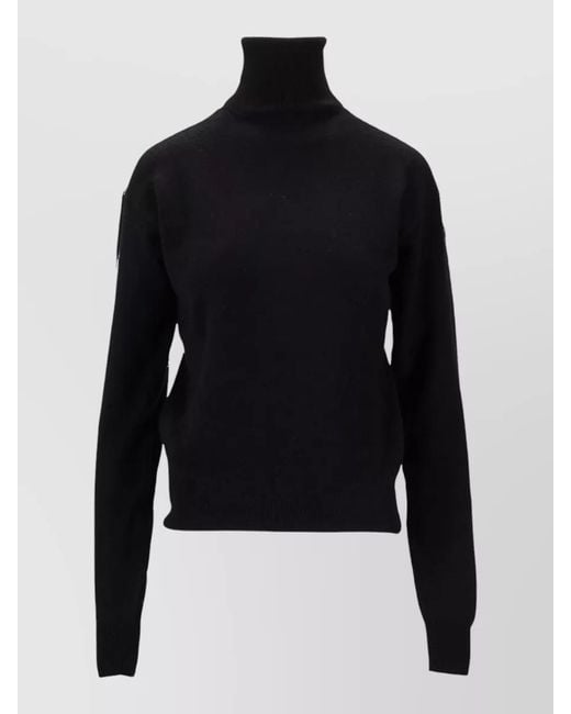 Saint Laurent Blue Cashmere Turtleneck Jumper