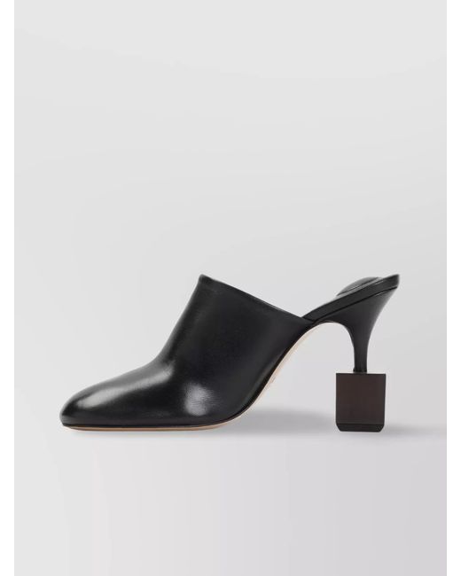 Jacquemus Black Leather Mules
