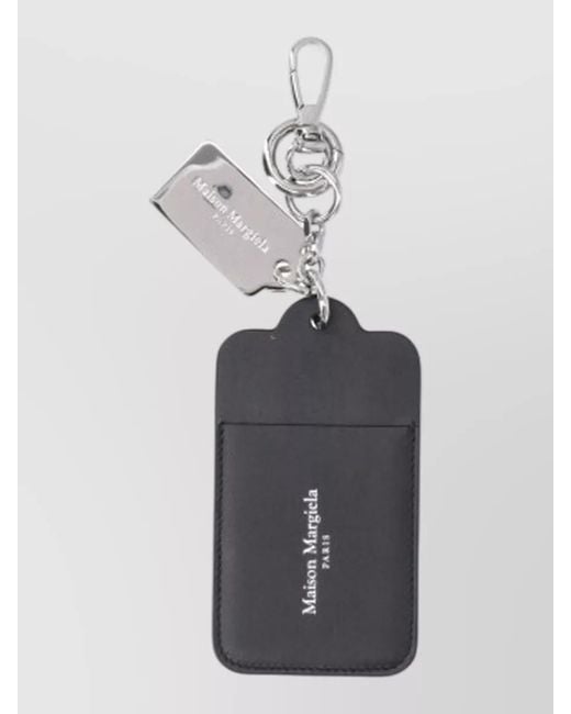 Maison Margiela White Keyring Wallet Accessory Compact Shape Design