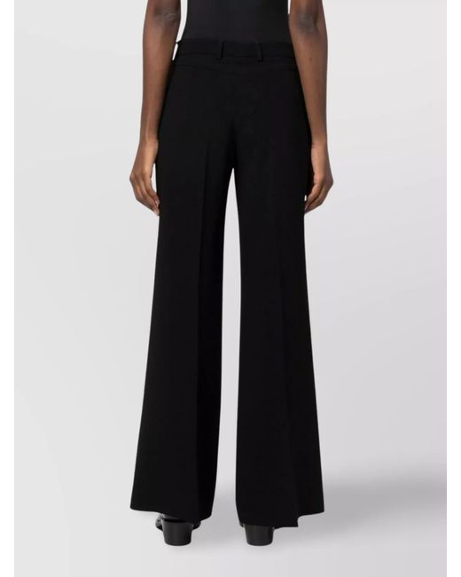 Alberto Biani Black Flared Tailored Trousers