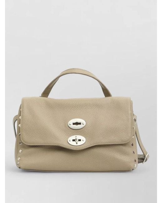 Zanellato Natural Daily S Shoulder Bag Grained Calfskin