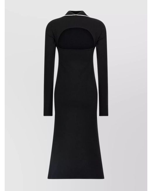 Sportmax Black Midi Dress