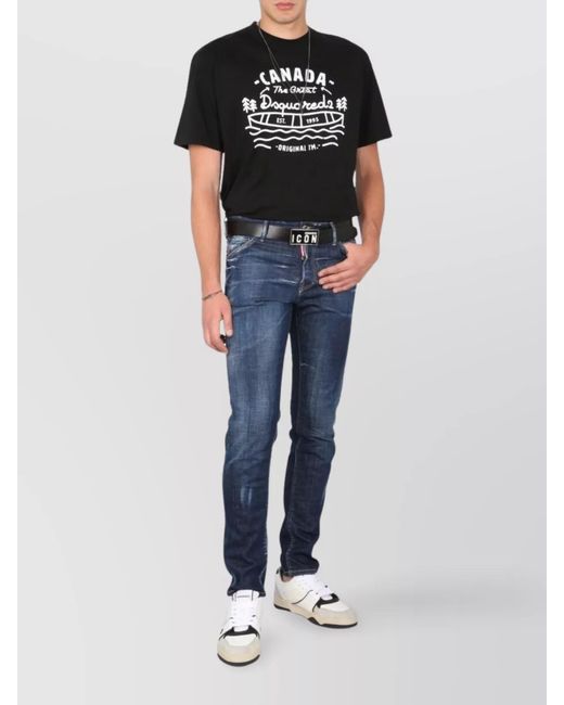 DSquared² Multicolor Logo Print T-Shirt for men