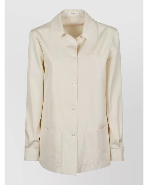 The Row Natural Shirt Jacket