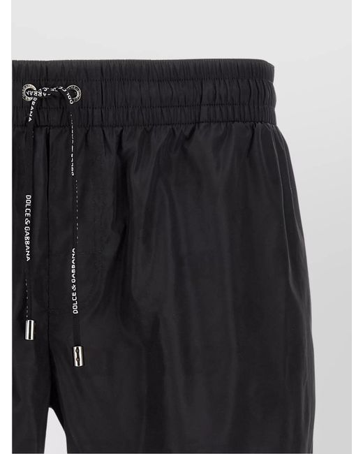 Dolce & Gabbana Black Swim Shorts for men