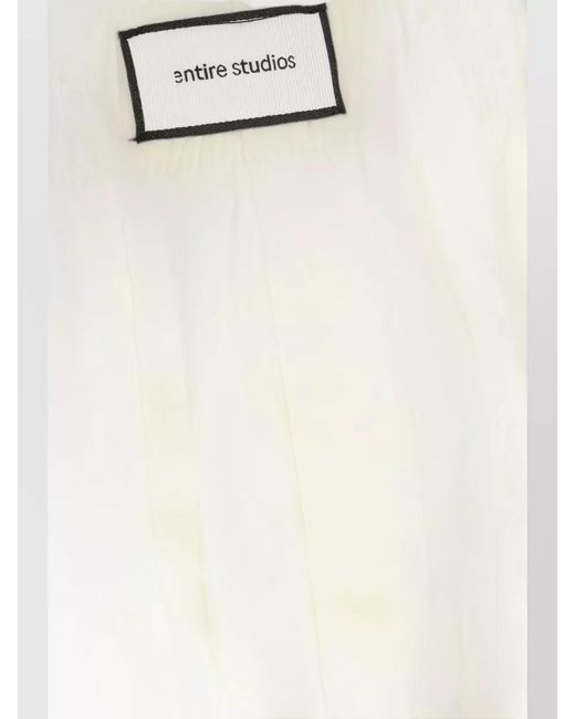 Entire studios Natural Cotton Straight Bermuda Shorts for men