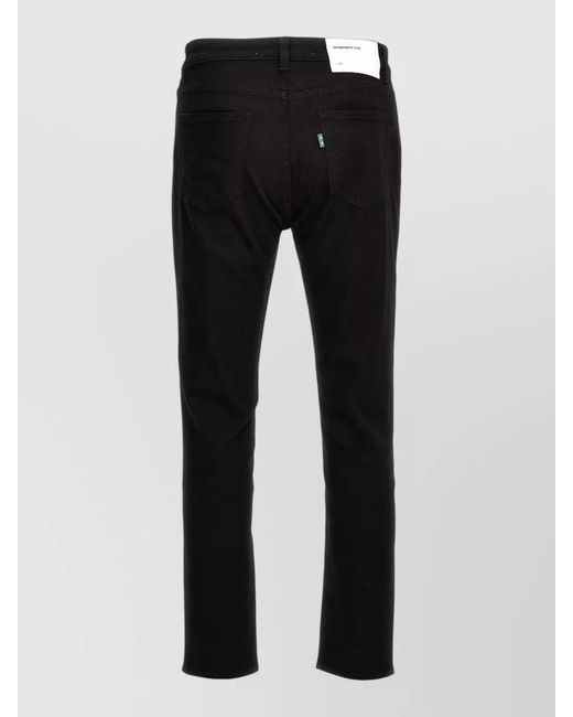 Department 5 Black Drake Denim Jeans Belt Loops Five Pockets for men