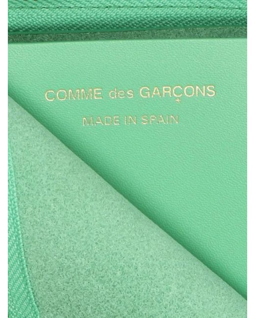 Comme des Garçons Green Leather Purse