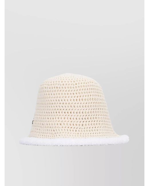 Jacquemus White Cotton Bucket Hat