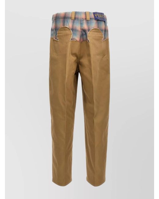 Maison Margiela Natural Regular-Fit Straight-Leg Trousers for men