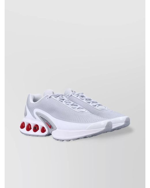 Nike White Textile Low-Top Sneakers