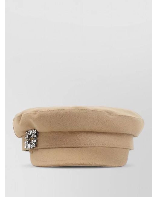 Roger Vivier Natural Wool Sailor Hat