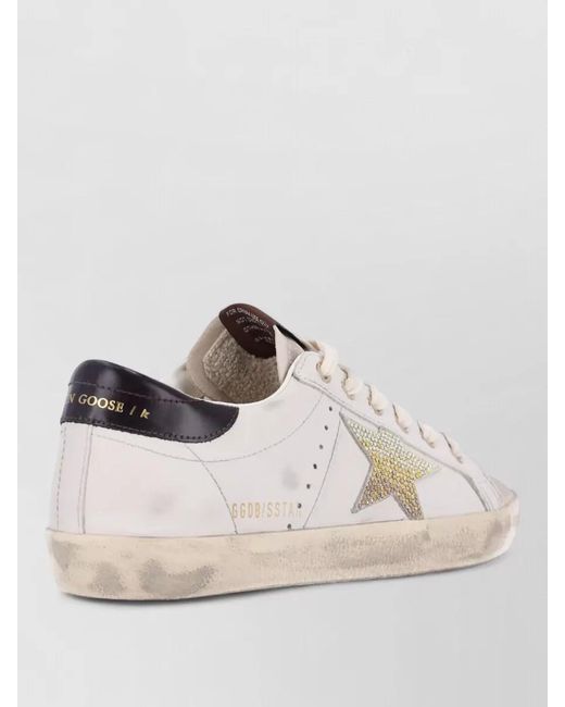 Golden Goose Deluxe Brand Natural Leather Low-Top Sneakers