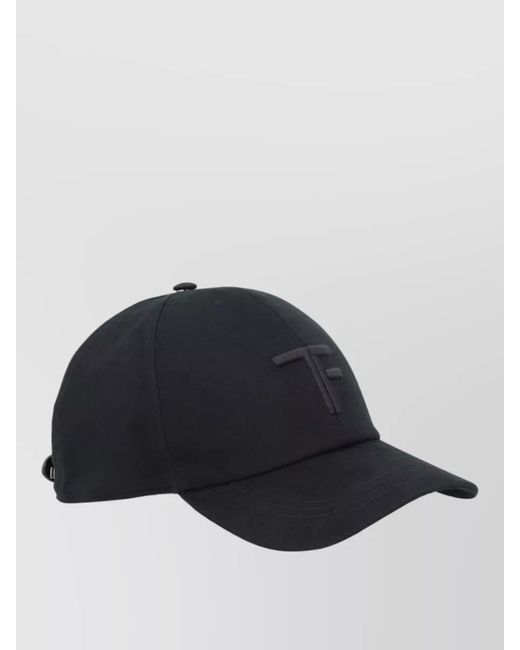Tom Ford Blue Cotton Baseball Cap for men