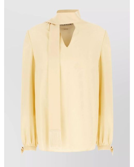 Valentino Garavani Natural Silk Blouse