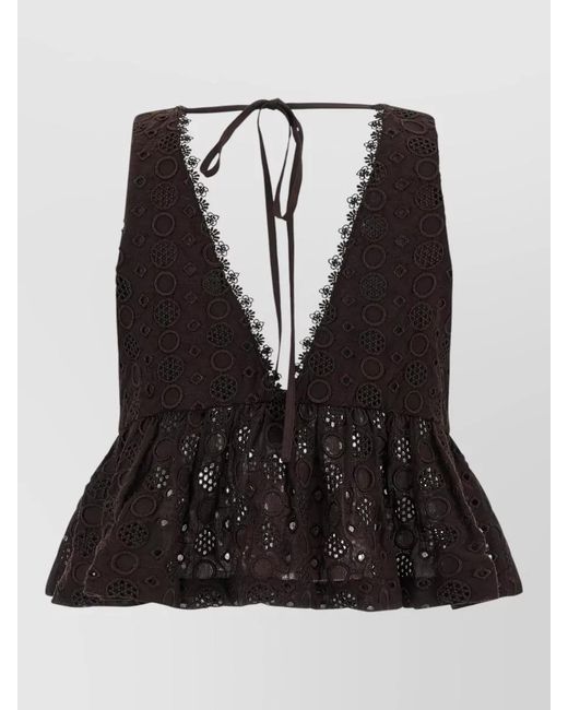 Pinko Black Kiersten Top