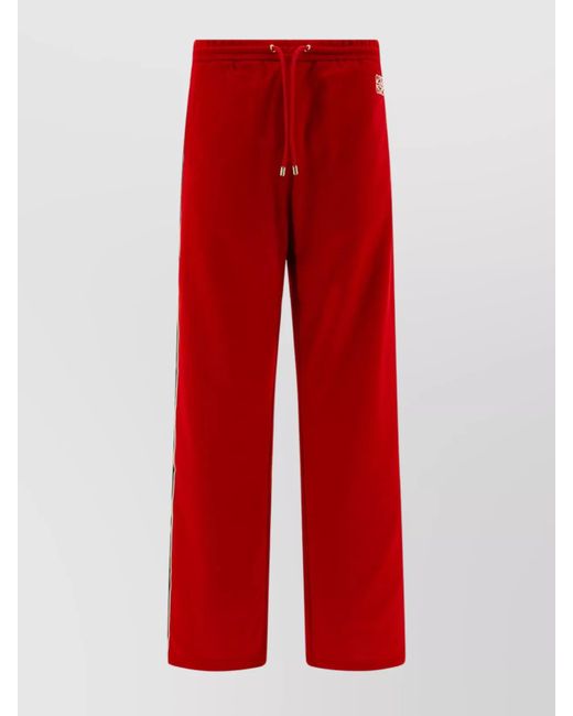 Loewe Red Technical Jersey Jogger Trousers for men