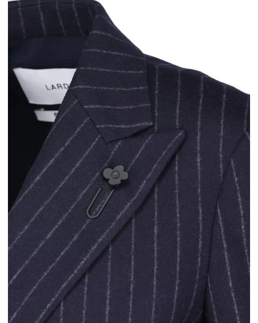 Lardini Blue Cashmere Blend Suit Jacket