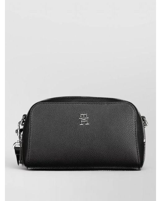 Tommy Hilfiger Black Pebbled Crossbody Bag