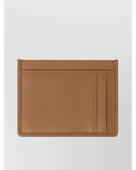 Miu Miu Brown Lamb Leather Cardholder