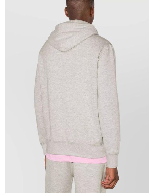 Polo Ralph Lauren White Cotton-Blend Logo-Embroidered Hoodie for men