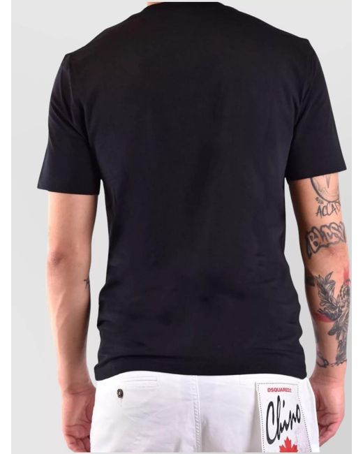 Moschino Black Cotton T-Shirt for men