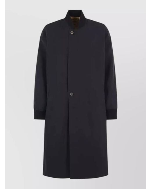 Uma Wang Blue Oversized Bomber Jacket for men