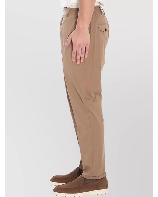 PT Torino Natural Cotton-Blend Straight-Leg Trousers for men