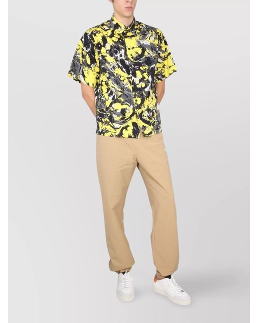 MSGM Natural Logo Track Pants for men