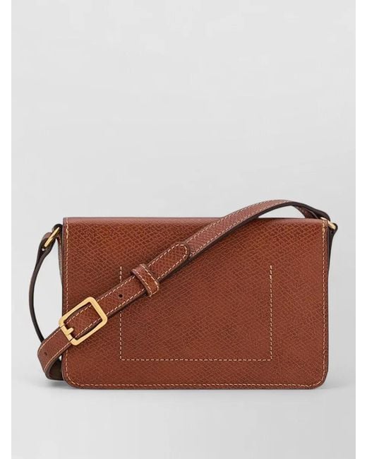Longchamp Brown Epure Mini Camera Crossbody Bag