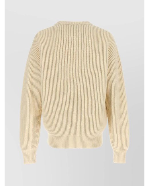 Jil Sander Natural Chunky-Knit Wool Jumper for men