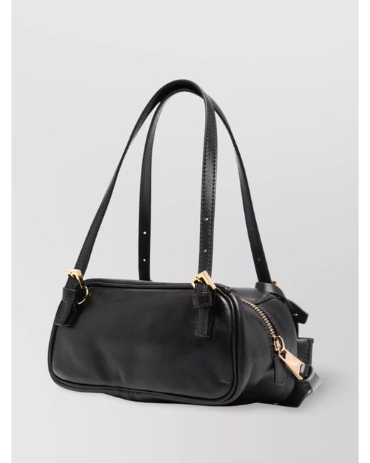Versace Black Tag Mini Bowling Bag