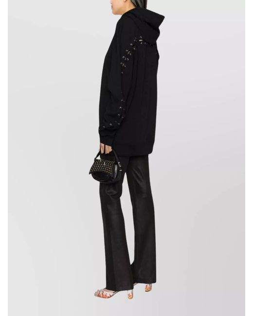 Jean Paul Gaultier Black Logo Cotton Hoodie
