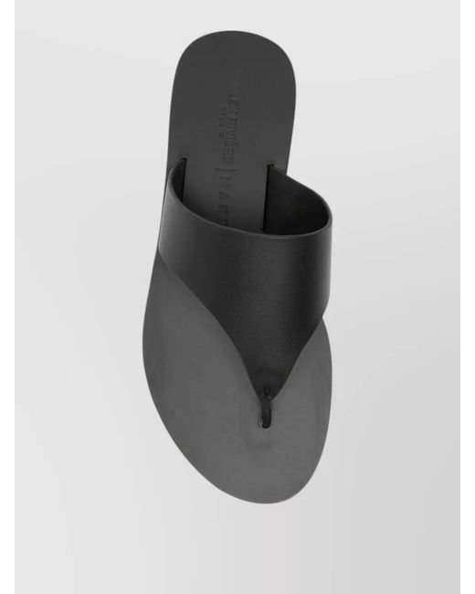 Manebí Multicolor Leather Thong Sandals Flat Sole Open Toe