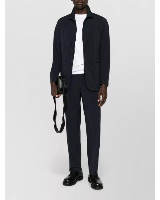 Emporio Armani Blue Tailored Single Breasted Blazer Jacket for men