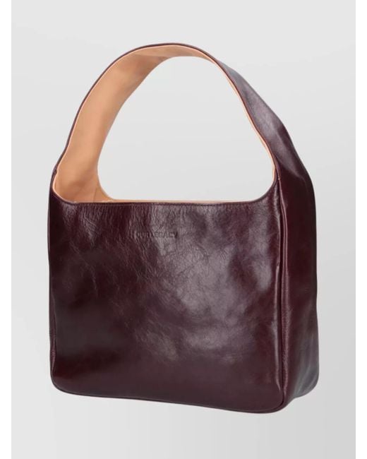 Our Legacy Purple Chic Shoulder Bag Single Handle
