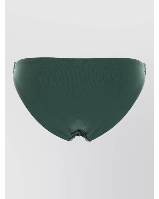 Eres Green Stretch Nylon Clutch Bikini Bottom Ties