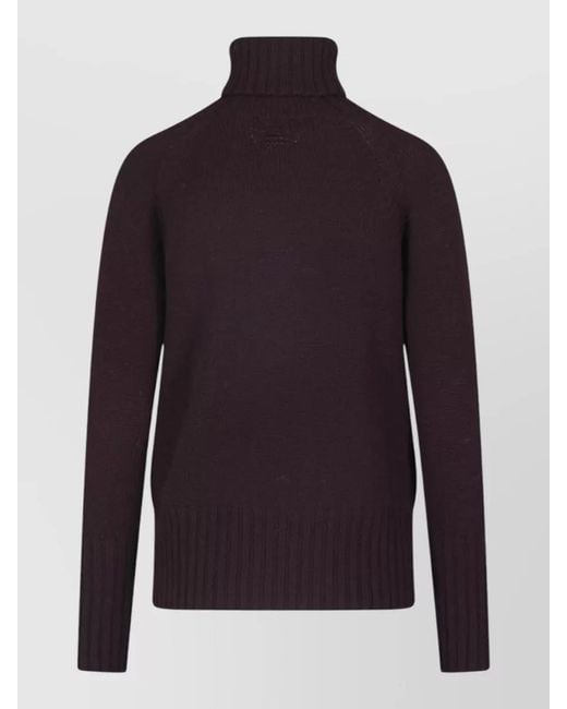 Drumohr Blue Merino Wool Crewneck Sweatshirt
